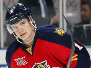 MAILMASTER SUNRISE, FL - DECEMBER 5: Aleksander Barkov #16 of the Florida Panthers skates on the ice prior to the start of the game against the Winnipeg Jets at the BB&T Center on December 5, 2013 in Sunrise, Florida. (Photo by Eliot J. Schechter/NHLI via Getty Images)__Subject: gettybarkov On 2013-12-17, at 3:24 PM, Grant, Rob wrote: SUNRISE, FL - DECEMBER 5: Aleksander Barkov #16 of the Florida Panthers skates on the ice prior to the start of the game against the Winnipeg Jets at the BB&T Center on December 5, 2013 Aleksander Barkov.jpg